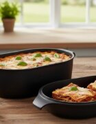 AMT Gastroguss Капак с грил повърхност за тава за печене алуминий 32 x 22 см - AMT