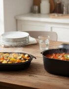 AMT Gastroguss Капак с грил повърхност за тава за печене алуминий 32 x 22 см - AMT