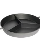 AMT Gastroguss Тиган алуминий 3 отделения 32 см индукция -