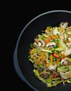 AMT Gastroguss Тиган за уок алуминий 30 см индукционен -
