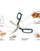 AnySharp Многофункционална ножица 23 см стомана -