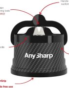 AnySharp Точилка за ножове "Premium" Carbon Fibre -
