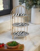 Artesa 3-етажна стойка за торта метална 22 x 22 x 42 см Copper -