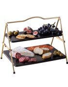 Artesa Двуетажна метална поставка за сервиране 395 x 26 x 345 см -