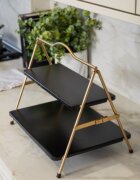 Artesa Двуетажна метална поставка за сервиране 395 x 26 x 345 см -