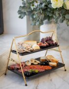 Artesa Двуетажна метална поставка за сервиране 395 x 26 x 345 см -