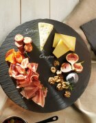 Artesa Кръгла чиния Lazy Susan 35 см шисти -