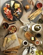 Artesa Кръгла чиния Lazy Susan 35 см шисти -