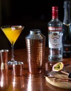 BarCraft Комплект за коктейли 7 части неръждаема стомана мед -