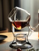 BarCraft Поставка с чаша за бренди изработена от стъкло 350 мл -