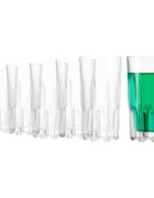 Borgonovo Комплект от 6 чаши за long drinks изработени от стъкло 330 мл "Exca