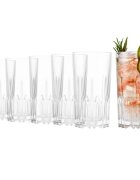 Borgonovo Комплект от 6 чаши за long drinks изработени от стъкло 420 мл "Exca