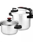 BRA Комплект тенджери под налягане неръждаема стомана 4 L + 7 L "Tekna"