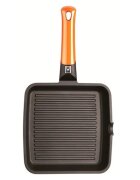 BRA Квадратен грил тиган алуминий 28х28 см "Efficient Orange" -