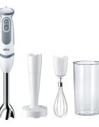 Braun Ръчен пасатор MQ5207WH 1000W "MultiQuick 5 Vario" бял -