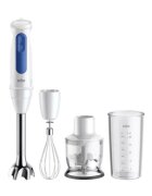 Braun Ръчен пасатор "MultiQuick 3" 4 аксесоара 900 W син -