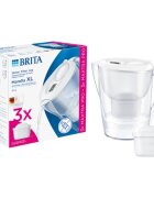 Brita Marella XL 3.5 L стартов пакет + 3 филтъра Maxtra PRO (бял)