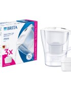 Brita Стартов пакет за филтриране на вода Aluna 24 L (бял) + 3 филтър