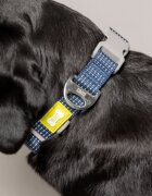 Built Светлоотразителен нашийник за куче голям размер син - Pet