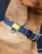 Built Светлоотразителен нашийник за куче среден размер син - Pet
