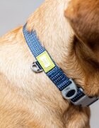 Built Светлоотразителен нашийник за куче среден размер син - Pet