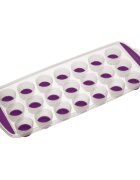 Colourworks Тава за приготвяне на кубчета лед 28 x 12 см силикон лилава - Colou