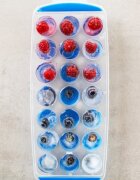 Colourworks Тава за приготвяне на кубчета лед 28 x 12 см силикон синя - Colourw