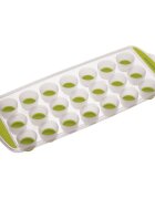 Colourworks Тава за приготвяне на кубчета лед 28 x 12 см силикон зелена - Colou