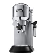 DeLonghi Ръчна еспресо машина 1300W "Dedica" сребърен цвят - De'Longhi