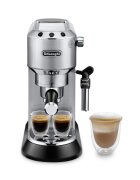 DeLonghi Ръчна еспресо машина 1300W "Dedica" сребърен цвят - De'Longhi
