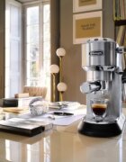DeLonghi Ръчна еспресо машина 1300W "Dedica" сребърен цвят - De'Longhi