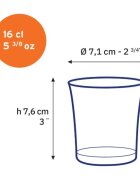 Duralex Комплект от 4 чаши за пиене изработени от стъкло 160 ml "Lys" - Dur
