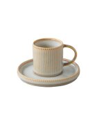 Easy Life Чаша с чинийка керамика 100 мл "Domus" Beige -