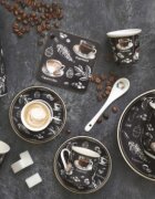 Easy Life Чаша с лъжица порцелан с коркова подложка 350 мл 'Barista' - Easy