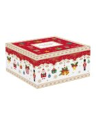 Easy Life Комплект чаша за кафе и чинийка 175 мл порцелан "CHRISTMAS ORNAMENT