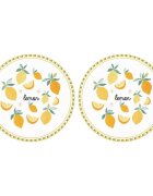 Easy Life Комплект от 2 десертни чинии порцелан 20 см "Twist&Match" Yellow -