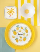 Easy Life Комплект от 2 десертни чинии порцелан 20 см "Twist&Match" Yellow -