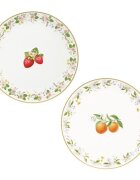Easy Life Комплект от 2 порцеланови чинии с релефен дизайн 16 см "Fancy Fruit