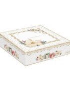Easy Life Комплект от 2 стъклени купички 16см/21см "White Elegance" - Easy Lif