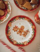 Easy Life Комплект от 4 десертни чинии порцелан 19 см "Fancy Gingerbread" - E