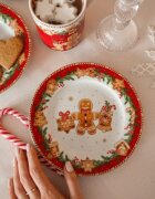 Easy Life Комплект от 4 десертни чинии порцелан 19 см "Fancy Gingerbread" - E