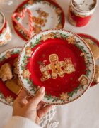 Easy Life Комплект от 4 десертни чинии порцелан 19 см "Fancy Gingerbread" - E