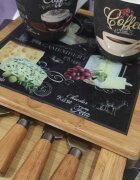 Easy Life Комплект "World of cheese" от 6 части за сервиране на сирена 25 х 25