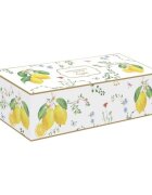 Easy Life Комплект за сервиране на предястия 4 части порцелан "Fleurs et Citr