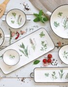 Easy Life Комплект за сервиране на предястия от 4 части "Herbarium" -