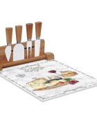Easy Life Комплект за сервиране на сирене "Les Fromages" от 6 части 30 x 25 см