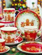 Easy Life Плато за сервиране порцелан 37 × 14 см "Fancy Gingerbread" - Easy L