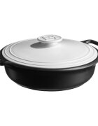 Emile Henry BRAISER тенджера керамика 33.5 cm / 4 L "Sublime +" White&Slate -