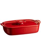 Emile Henry Капак за тава 9652 керамичен 305 x 22 см Burgundy -