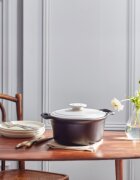 Emile Henry Керамична тенджера за готвене Cocotte 285 см/4 л "Sublime +" White